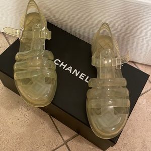 Chanel Jelly Gladiator Sandals